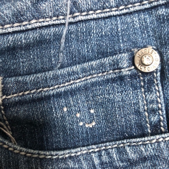Harley-Davidson Boot Cut Flared Jeans Size 6 - Picture 5 of 11